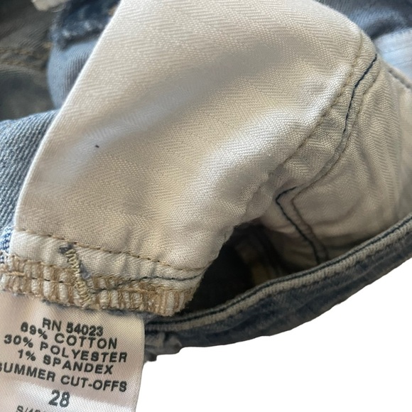 Gap Summer Cut Offs Light Wash Denim Jean Short 28 - Picture 4 of 5